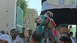 توافد المواطنين على ساحة الشيخ عبدالفتاح فى المنيا 