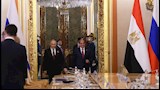 الرئيس عبد الفتاح السيسي مع الرئيس الروسي بوتين