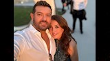 كندة علوش وزوجها عمرو يوسف في حفل زفاف امينة خليل