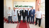 محافظ بني سويف يتفقد سير العمل بكنترول دبلوم المدارس الصناعية