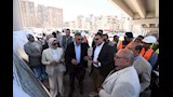 وزير الإسكان يتفقد مشروع كوبري 45 (2)