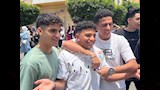 فرحة طلاب الثانوية فى بورسعيد بعد امتحان الوطنية  (6)