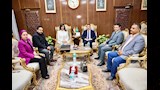 محافظ المنوفية يستقبل السفيرة نبيلة مكرم (3)