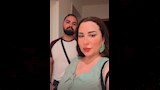 أسما شريف منير وزجها