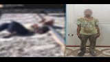 عاطل يستلقي على قضبان السكة الحديد