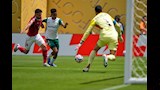 لقطات من الشوط الأول لمباراة الأهلي وبالميراس 