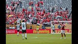 خلال مباراة الأهلي وبالميراس  ،