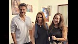 طارق صبري ودنيا عبدالعزيز وشيري عادل
