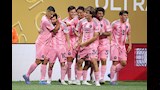 احتفال لاعبي إنتر ميامي الأمريكي بميسي