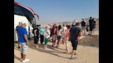 رغم حرارة الطقس.. توافد السياح الأجانب على معالم المنيا الأثرية