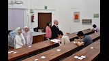 رئيس جامعة قناة السويس يتابع امتحانات طب الأسنان (2)