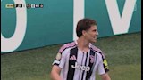 لاعب يوفنتوس الإيطالي خلال مباراة الوداد المغربي (1)