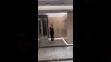 بسمة بوسيل داخل غرفة تغيير الملابس بالجيم 