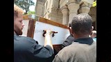 لحظة تشييع جثمان والد الفنان تامر عبد المنعم (3)