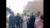 محافظ الجيزة يتفقد الحريق