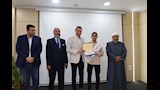تكريم ابراهيم الأول على الاعدادية الازهرية