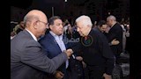 مرتضى منصور يصل عزاء والد تامر عبد المنعم (1)