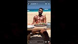 محمد صلاح يستمتع بإجازته الصيفية