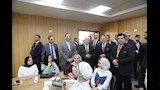 افتتاح مشروعات تعليمية وصحية بجامعة دمياط 
