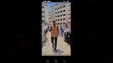 تكريم طالب آداب الزقازيق بممر شرفي