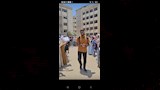 تكريم طالب آداب الزقازيق بممر شرفي