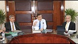 علاء فاروق خلال الإجتماع