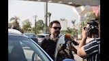 محمد رياض في جنازة سميحة أيوب