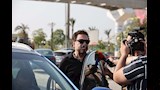 محمد رياض في جنازة سميحة أيوب