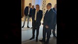 حسين لبيب من عزاء والدة عمرو الجنايني (1)