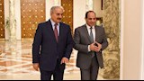 الرئيس عبد الفتاح السيسي والمشير خليفة حفتر