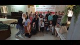 أطفال منتدى الشرقية يزورون نزلاء دار المسنين بقرية الغار (2)