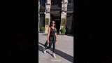 الفنانة زينة بملابس رياضية 