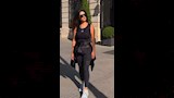 الفنانة زينة بملابس رياضية