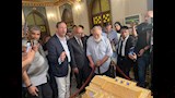 يحيى الفخراني وأيمن الشيوي  في المسرح القومي بالعت