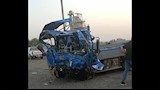 حادث بين مدينتي بنها والباجور 