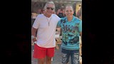 رامي إمام  مع الفنان الراحل مصطفى فهمي