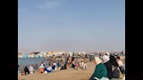 توافد المواطنين على الشواطئ