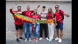 جماهير البرتغال قبل مباراة إسبانيا
