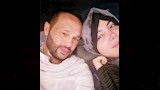 ريهام حجاج وزوجها محمد حلاوة اثناء تأدية مناسك الحج