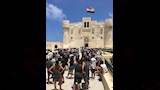 إقبال سياحي كبير على قلعة قايتباي بالإسكندرية (9)