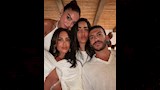 أمينة خليل وإنجي كيوان في حفل زفافها