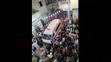 تشييع جثمان ضحية حادث شاحنة بنزين العاشر