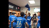 احتفال لاعبين الهلال داخل غرفة الملابس  (13)