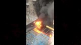 حريق مخزن خردة (5)