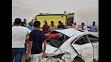 حادث انقلاب سيارة