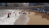 استقرار أمواج البحر بشواطئ الإسكندرية 