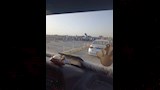 حادث تصادم مروع بين سيارتي نقل