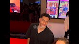 مصطفى شوبير في العرض الخاص لفيلم أحمد وأحمد