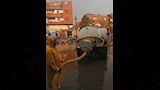 سحب تجمعات الأمطار من شوارع المنوفية 