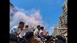 احتفالات بالألعاب النارية بنهاية الامتحانات (8)